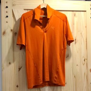 Arc'teryx wool polo shirt, size medium